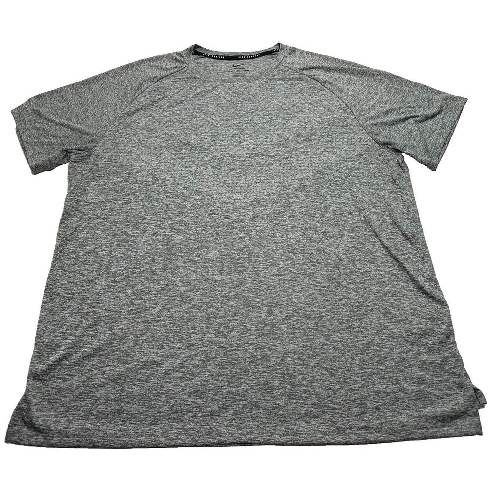 Nike Stride Dri-Fit ADV Short Sleeve Running Top Large Smoke Grey HV5203-084